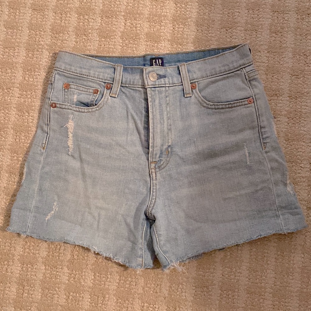 Gap High Rise Jean Shorts